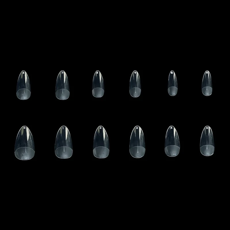 Mandorla Corta Nail Gel Tips Estrosa - 12 misure 240 pezzi