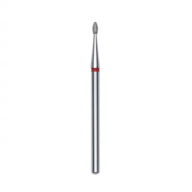 Staleks Pro Punta Fresa diamantata Gemma, rosso, diametro 1.6 mm - lunghezza punta 3.4 mm FA50R016/3.4