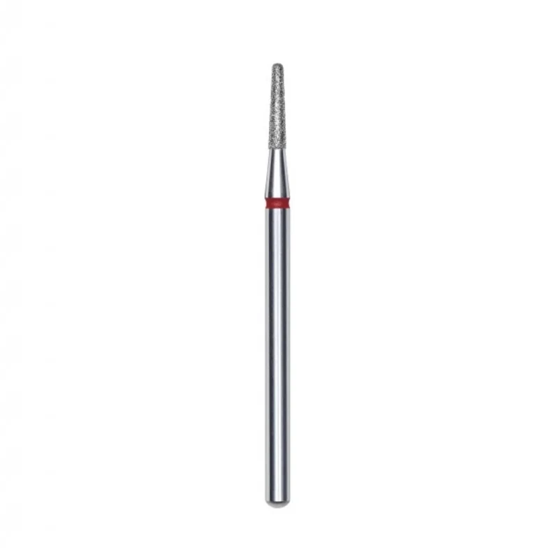 Staleks Pro Punta Fresa diamantata Tronco, rosso, diametro 1.8 mm - lunghezza punta 8 mm FA70R018/8