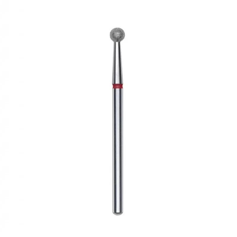 Staleks Pro Punta Fresa diamantata a sfera, rosso, diametro punta 3.5 mm FA01R035