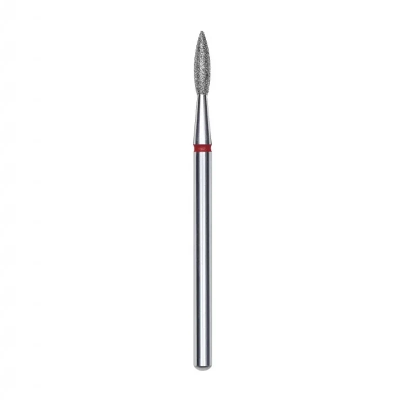 Staleks Pro Punta Fresa fiamma Appuntita rosso D2.1mm L8mm FA11R021/8