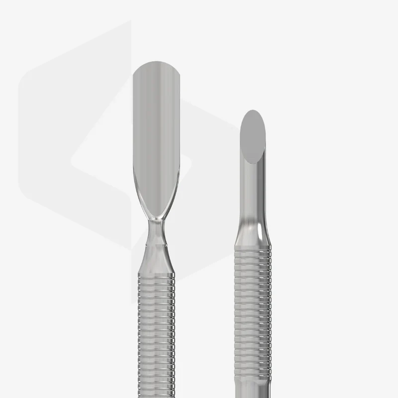 Staleks Pro Spatola per manicure (pusher obliquo + pusher largo arrotondato) – EXPERT 90 TYPE 2