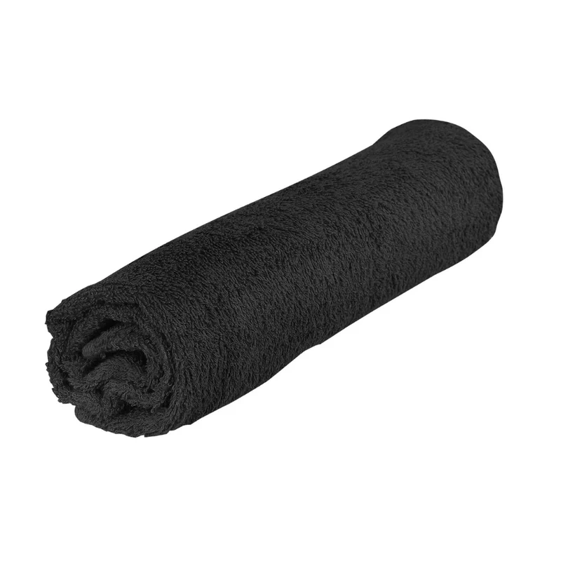 Bob Tuo Asciugamani Professionali Neri 50×85 cm – 100% Cotone, 12 Pezzi