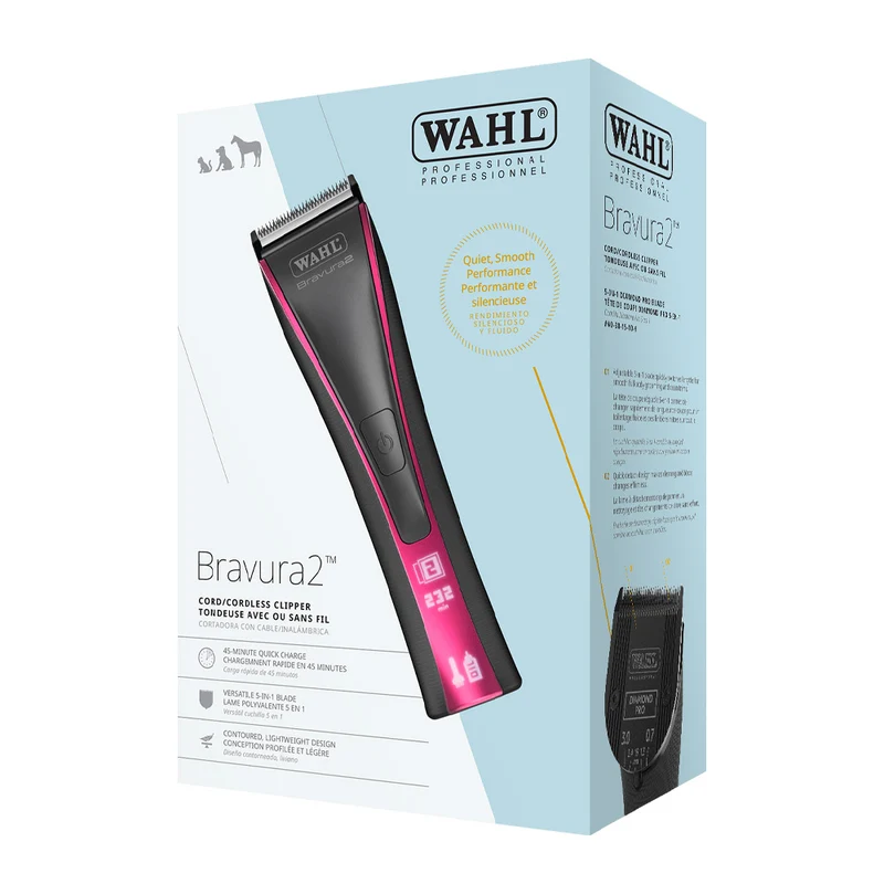 Wahl Pro Pet Bravura2 - clipper senza filo per cani