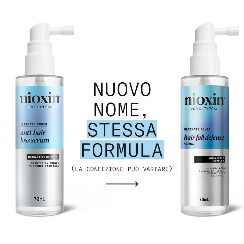 Nioxin Ultimate Power Hair Fall Defense Serum 70ml - siero anticaduta