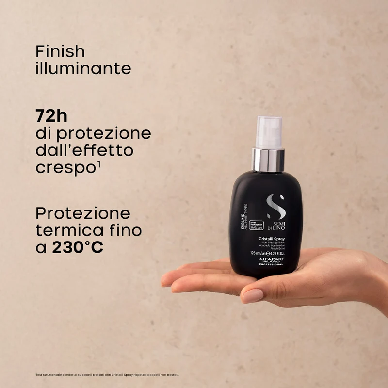 Alfaparf Milano Semi Di Lino Sublime Cristalli Spray 125ml - spray illuminante