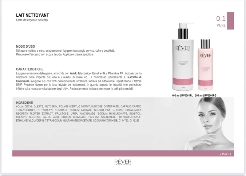 0.1 Lait Nettoyant