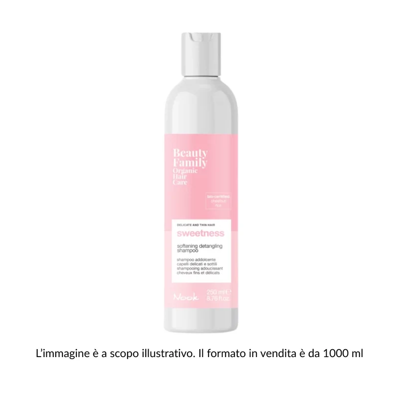 Nook Beauty Family Sweetness Shampoo addolcente per capelli delicati 1000ml - Riservato PRO