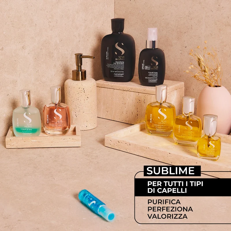 Alfaparf Milano Semi Di Lino Sublime Cristalli Liquidi 15ml - siero illuminante