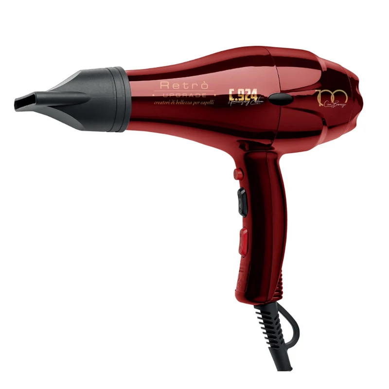 Retrò Upgrade Asciugacapelli Professionale in Ceramica Ionica C.924 – Edizione Speciale