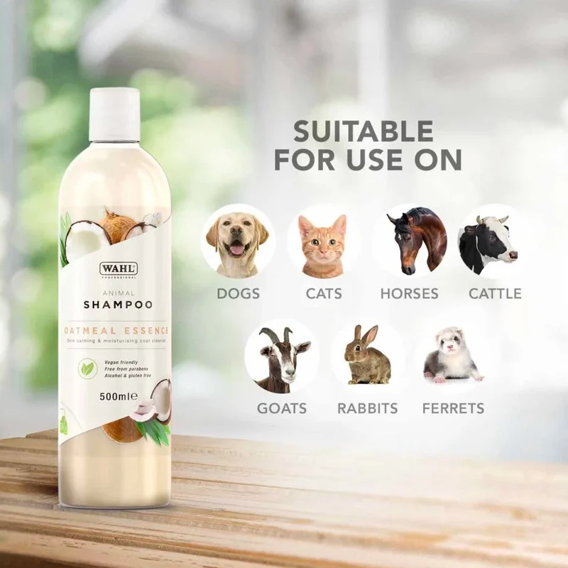 Wahl Pro Pet Oatmeal Essence Shampoo 500ml - shampoo animali con pelle sensibile