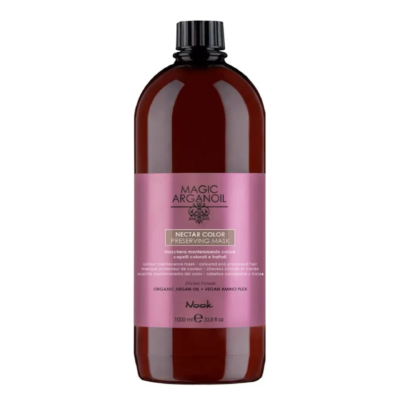 Nook Magic Arganoil Nectar Color Mask Mantenimento Colore Preserving 1000ml- Riservato PRO