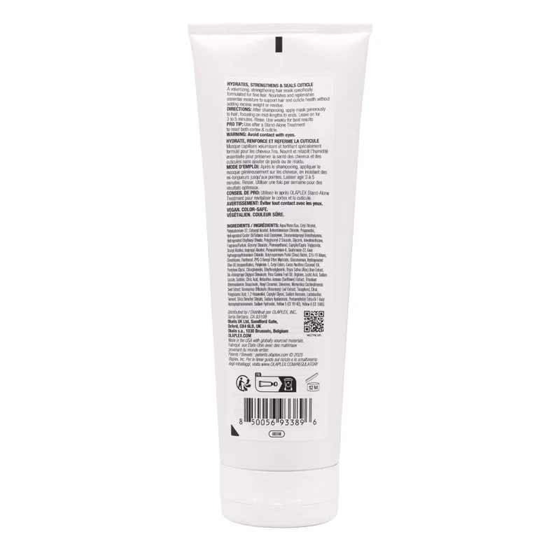 Olaplex Weightless Nourishing Mask 370ml - maschera sigillante per cuticole