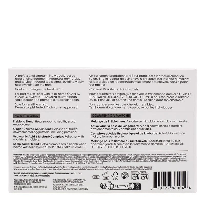 Olaplex Pro Scalp Rebalancing Concentrate 10x4ml- trattamento riequilibrante cuoio capelluto