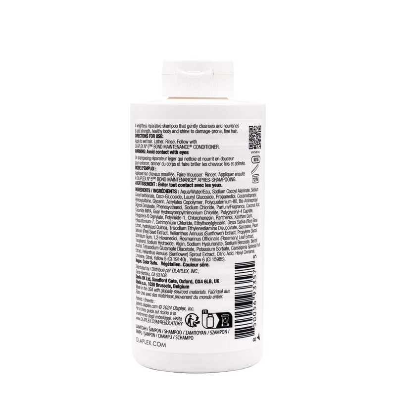 Olaplex N°4Fine Bond Maintenance Shampoo 250ml - shampoo volumizzante riparatore