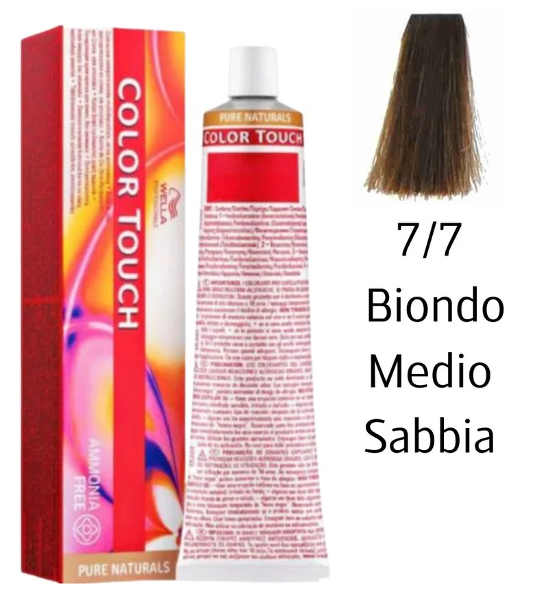 Tintura Color Touch Wella 60ml 7/7 Biondo Medio Sabbia