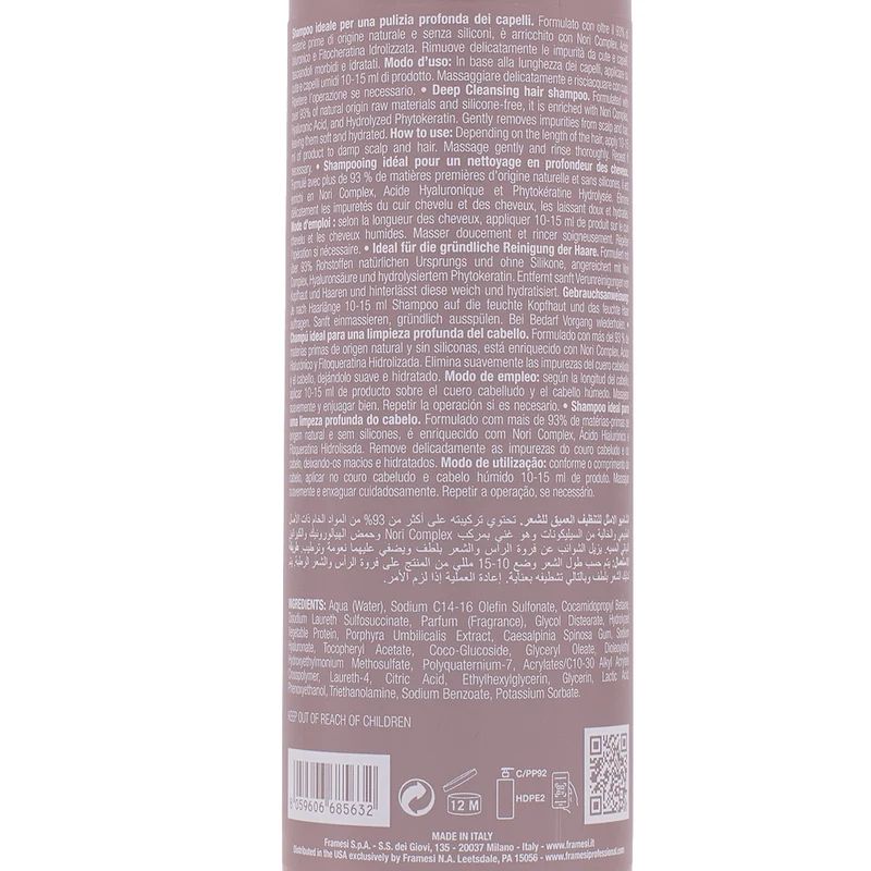 Framesi Smoothing System Shampoo 400ml - shampoo anticrespo