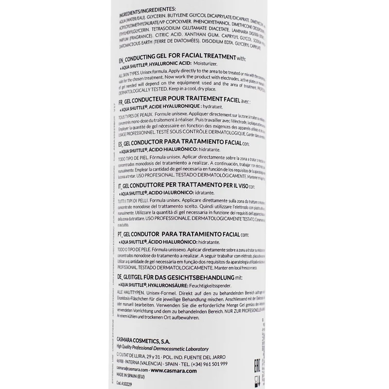 Casmara Meso Treatment Gel 500ml - gel idratante pre trattamento viso