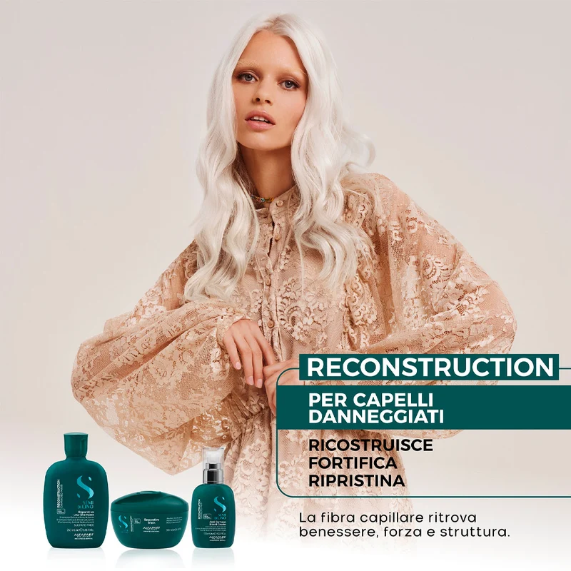 Alfaparf Milano Semi di Lino Reconstruction Reparative Light Mask 200ml - maschera ristrutturante capelli fini