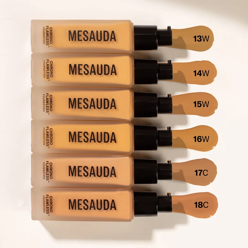 Mesauda Beauty Chrono Flawless Foundation 16W 30ml - fondotinta fluido a lunga tenuta