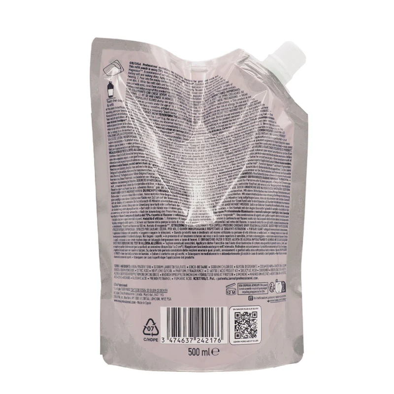 L'Oreal Professionnel Paris Serie Expert Silver Shampoo Refill 500ml - eco-ricarica shampoo antigiallo