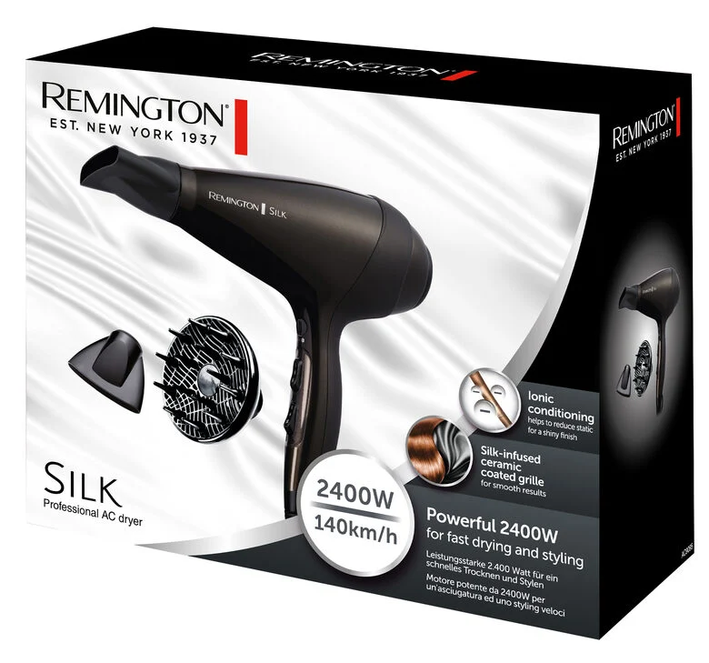 Remington AC9095 asciuga capelli 2400 W Nero