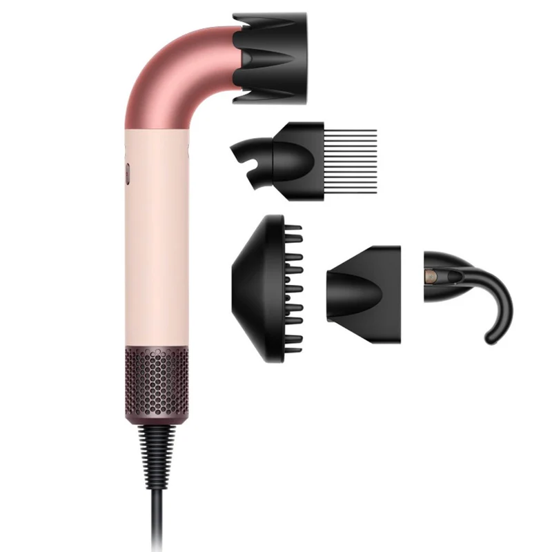 Dyson Supersonic R Rosa Cipria/Oro Rosa Capelli Ricci + Cofanetto OMAGGIO