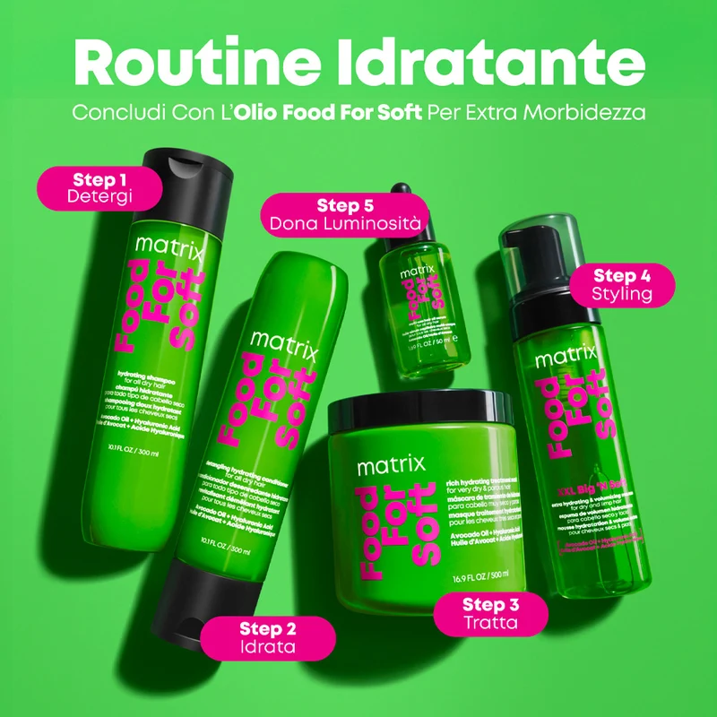 Matrix Food For Soft Mousse XXL Big' N Soft Extra Volume 200ml - mousse volumizzante