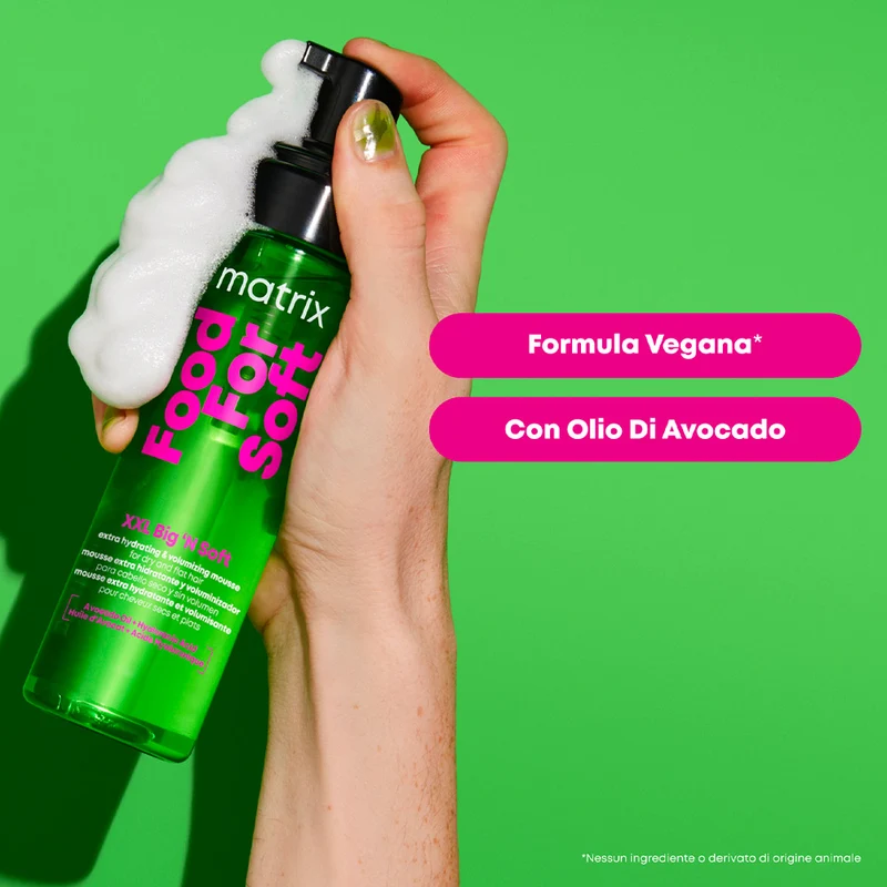 Matrix Food For Soft Mousse XXL Big' N Soft Extra Volume 200ml - mousse volumizzante