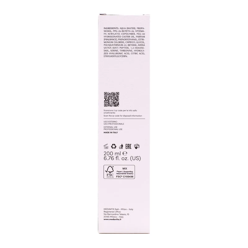 Medavita Cute Elisièr Fortifying And Bodyfying Hair Foam 200ml - mousse fortificante densificante