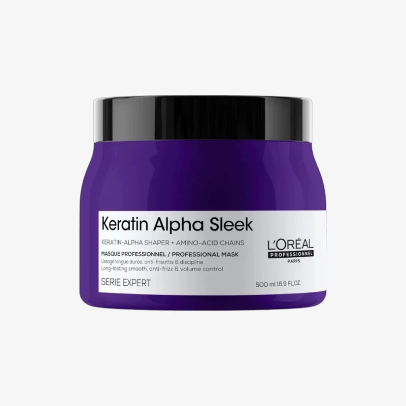 L'Oréal Professionnel Keratin Alpha Sleek Maschera Anticrespo