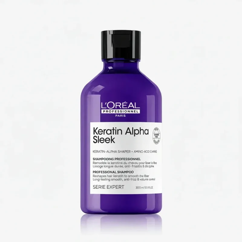 L'Oréal Professionnel Keratin Alpha Sleek Anticrespo Kit – Shampoo e Maschera