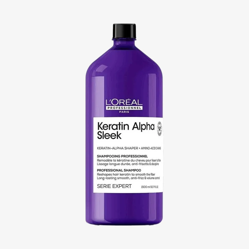 L'Oréal Professionnel Keratin Alpha Sleek Shampoo anticrespo disciplinante