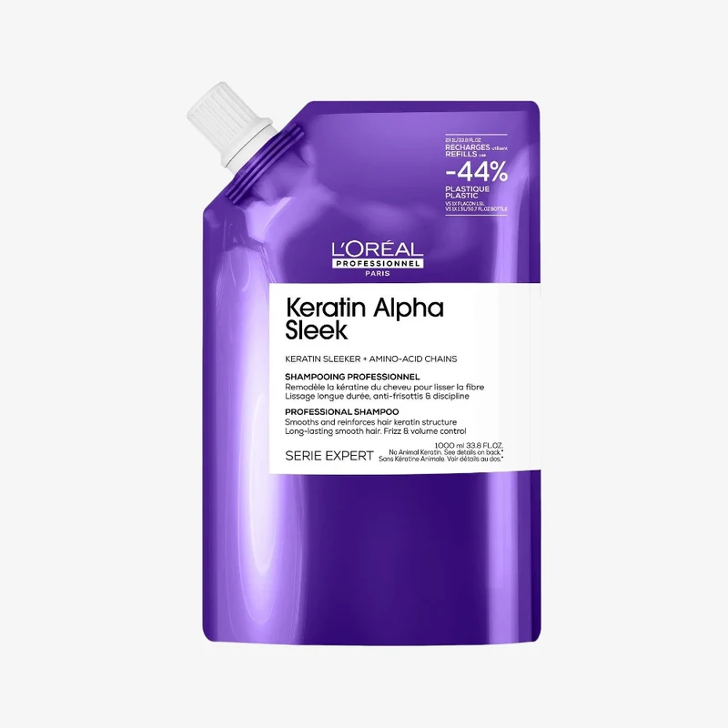 L'Oréal Professionnel Keratin Alpha Sleek Shampoo anticrespo disciplinante