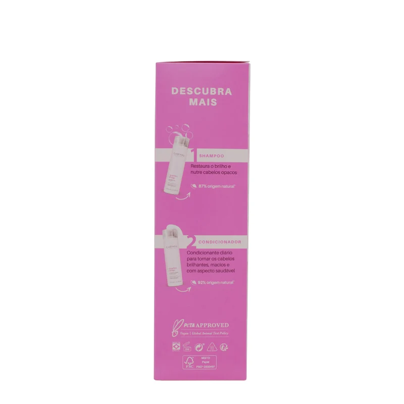 Cadiveu Essentials Quartzo Shine Essentials Kit - kit illuminante e nutriente