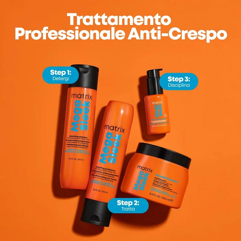 Matrix Mega Sleek Maschera Anti-Crespo 500ml