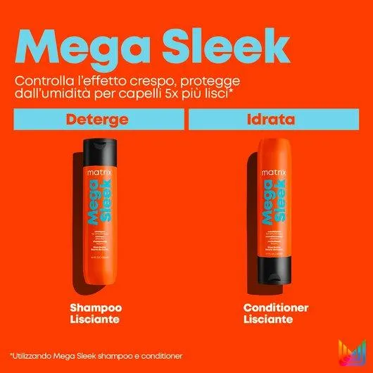 Matrix Mega Sleek Shampoo Anti-Crespo 300ml