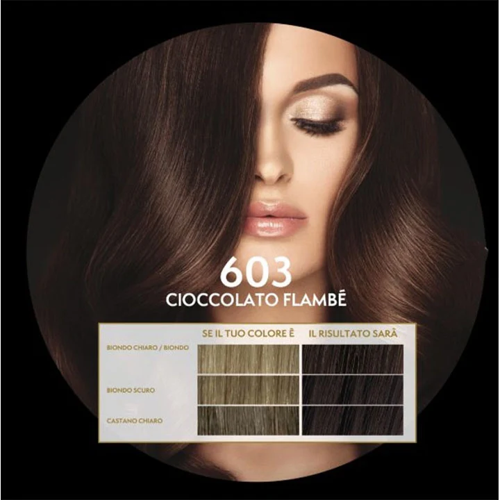 Kit crema colorante + trattamento rigenerante Dikson Bloom (55ml+70ml+17ml)