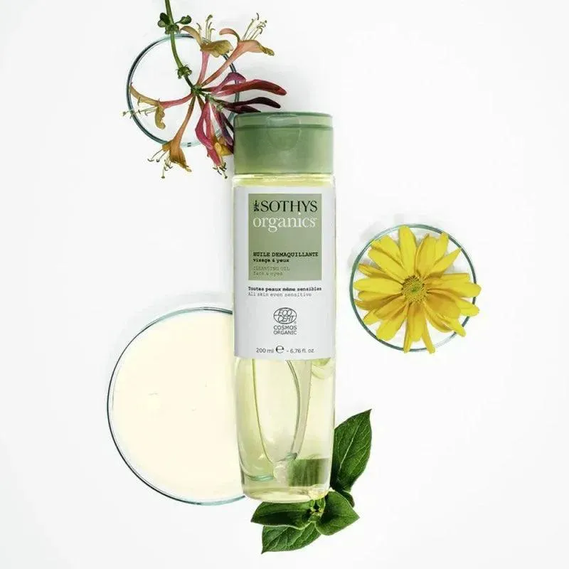 Sothys Organics Huile Demaquillante Olio Detergente Viso e Occhi 200ml