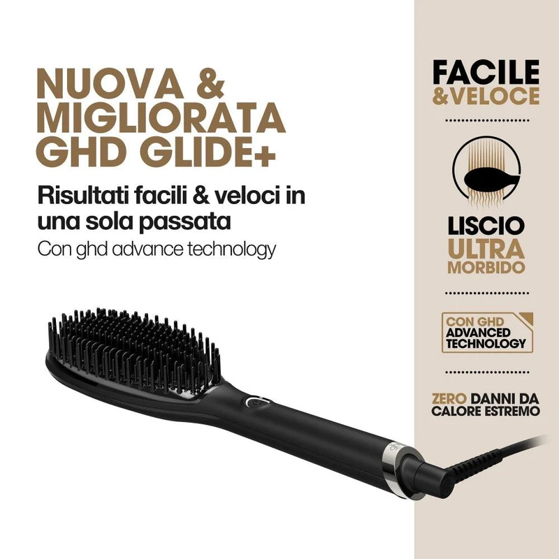 GHD Glide+ Smoothing Hot Oval Brush Termospazzola