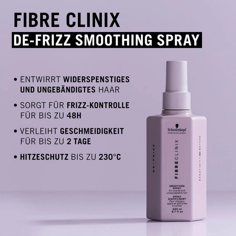 Schwarzkopf Fibre Clinix Smoothing Spray 200ml Anticrespo