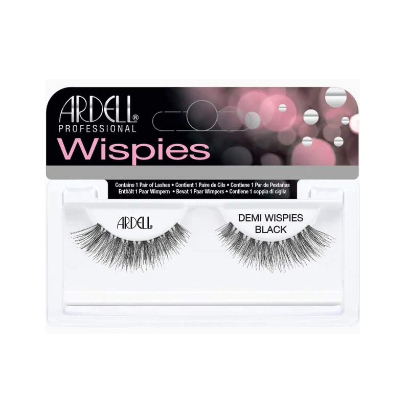 ARDELL DEMI WISPIES INVISIBANDS BLK