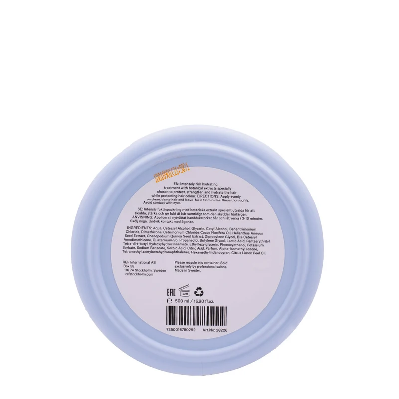 Stockholm Sweden Ref Intense Hydrate Masque 500ml - maschera nutriente intensiva