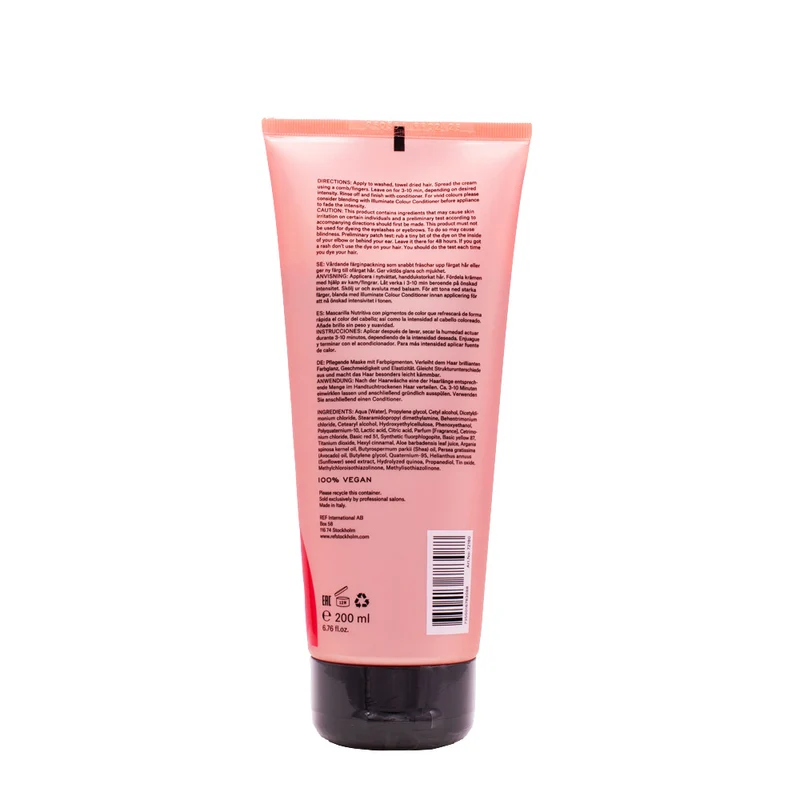 Stockholm Sweden Ref Colour Boost Masque Intense Red 200ml - maschera colore