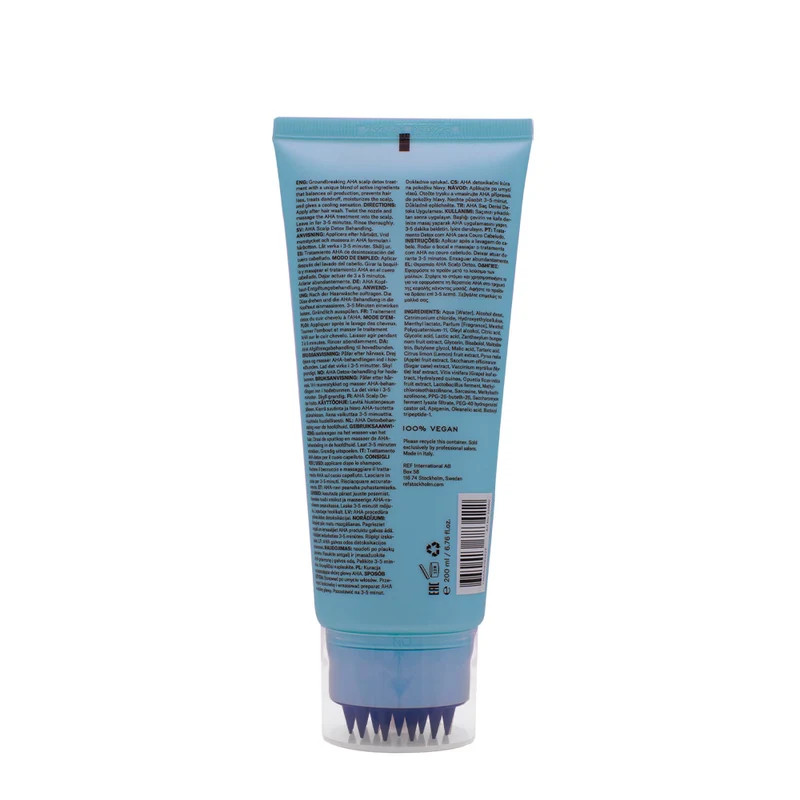 Stockholm Sweden Ref AHA Scalp Detox Treatment 200ml - trattamento purificante cuoio capelluto