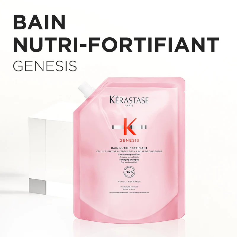 Kerastase Genesis Bain Nutri Fortifiant Refill 500ml - ricarica shampoo nutriente fortificante