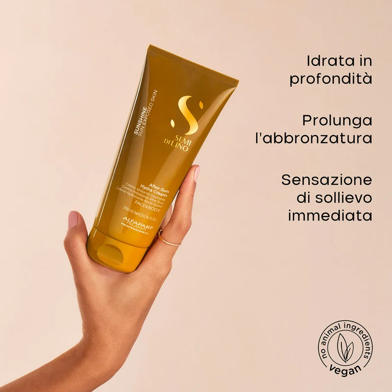 Alfaparf Milano Semi di Lino Sunshine After-Sun Face& Body Hydra Cream 200ml - crema dopo sole