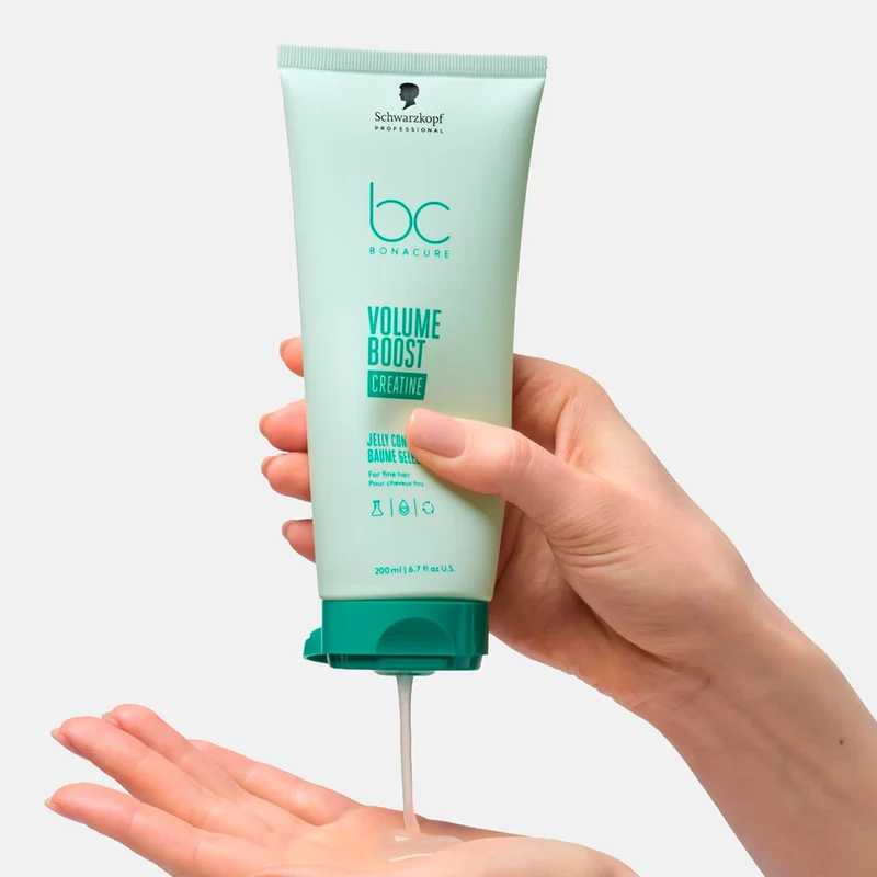Schwarzkopf Professional BC Bonacure Volume Boost Creatine Jelly Conditioner 200ml - balsamo in gel volumizzante