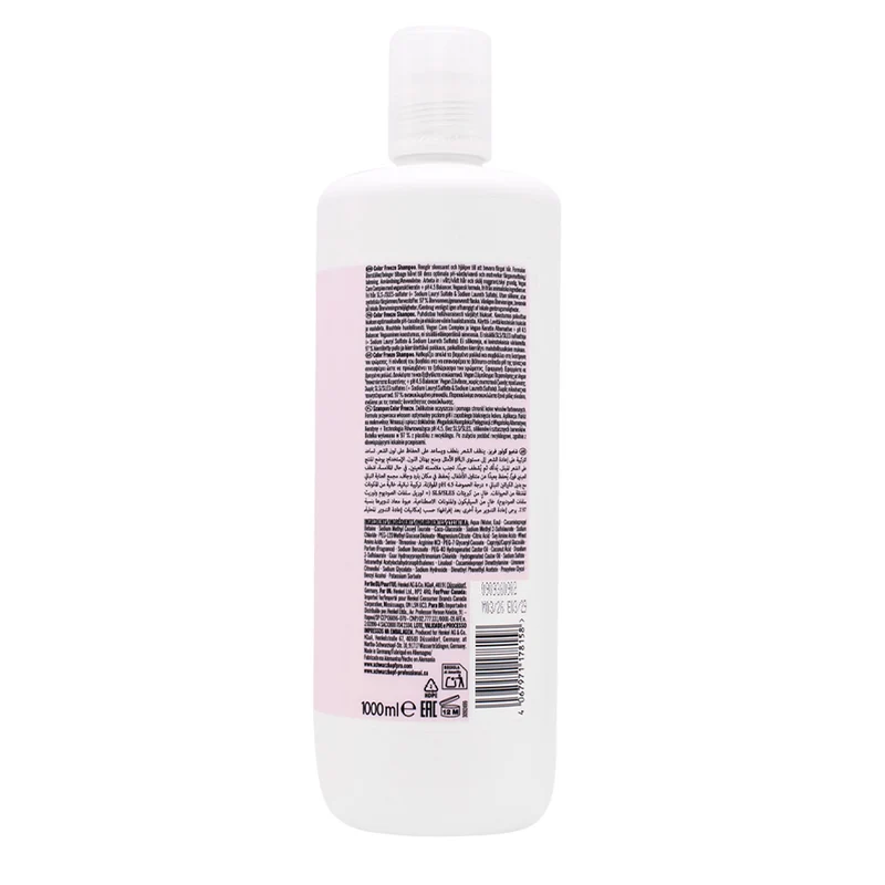 Schwarzkopf Professional BC Bonacure Color Freeze Shampoo pH 4.5 1000ml - shampoo protezione colore