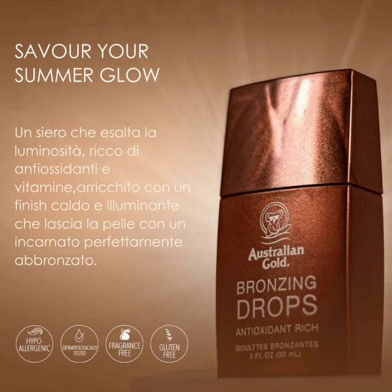 Australian Gold Bronzing Drops 30ml - Gocce Autoabbronzanti